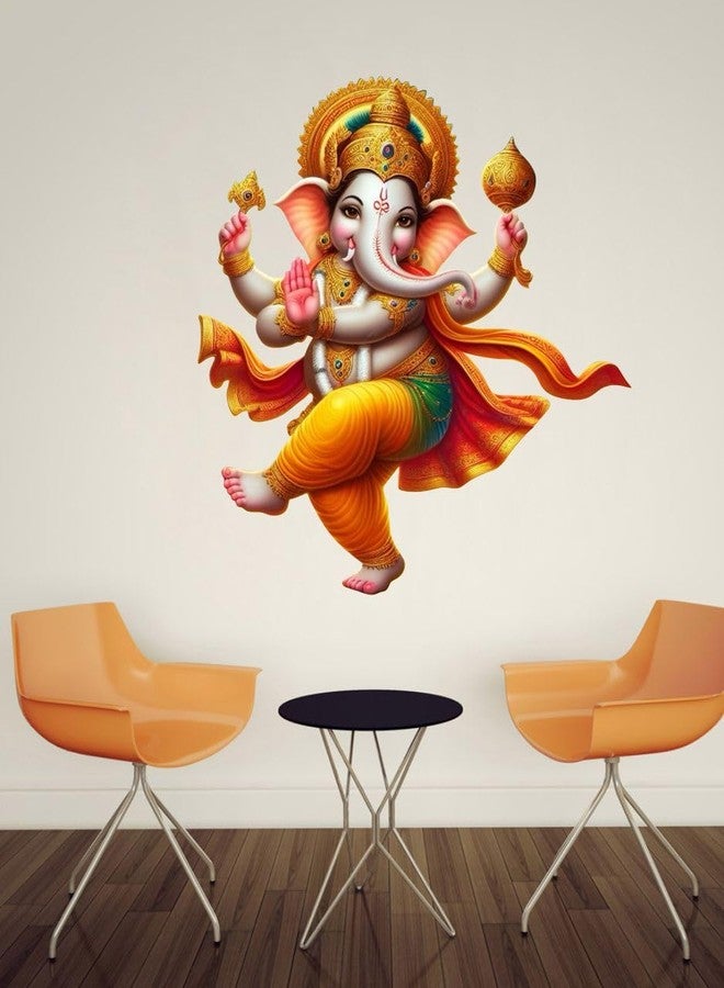 Sticker Studio ملصق حائط من الفينيل PVC بتصميم اللورد غانيش من ستيكر ستوديو - مثالي لغرفة المعيشة، غرفة النوم، الردهة، غرفة الأطفال، غرفة اللعب (المقاس: 20 سم × 14 سم) - Image 3